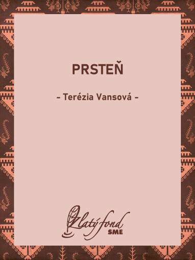 E-kniha Prsteň - Terézia Vansová