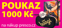 Poukaz na nákup školních a kancelářských potřeb v hodnotě 1000 Kč na www.presco.cz