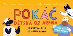 1+1 vstupenka na koncert Pokáčova dětská O2 arena konaný v sobotu 16. května 2026 v pražské O2 areně. Vstupenky jsou v celkové hodnotě 1380 Kč a jsou na konkrétní sedadla.