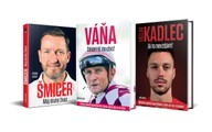 Balíček knih Vladimír Šmicer – Můj druhý život, Josef Váňa – Dělám si, co chci a Václav Kadlec – Já to nevzdám!