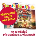 Sluníčko - Roční předplatné pro školy na 10 vydání - nabídka platí pouze pro školy a objednávky na 5 a více kusů
