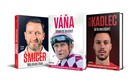 Balíček knih Vladimír Šmicer – Můj druhý život, Josef Váňa – Dělám si, co chci a Václav Kadlec – Já to nevzdám!