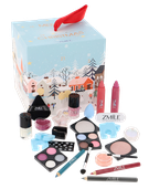 Adventní kalendář od kvalitní německé veganské kosmetiky ZMILE COSMETICS. Kalendář obsahuje 24 ks beauty kousků v hravých barvách. Kosmetika není testována na zvířatech.