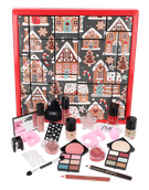 Adventní kalendář od kvalitní německé veganské kosmetiky ZMILE COSMETICS. Kalendář obsahuje 24 ks beauty kousků v hravých barvách. Kosmetika není testována na zvířatech - Domečky