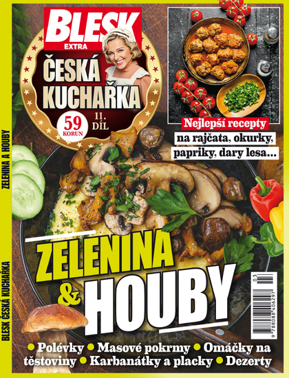Kniha Česká kuchařka Zelenina a houby