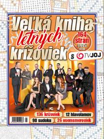 Obálka Velká kniha letných krížoviek s TV JOJ 2025