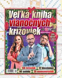 Obálka Velká kniha vánočních krížoviek s TV JOJ 2025