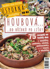 Obálka Nedělní Aha Úsporná kuchařka - Houbová... od hříbků po lišky