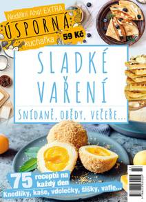 Obálka Nedělní Aha! extra č.3/2026 Úsporná kuchařka - Sladké vaření