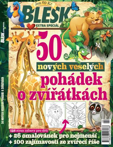 Kniha 50 nových veselých pohádek o zvířátkách