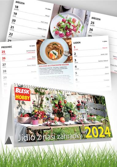 Speciál Stolní kalendář Jídlo z naší zahrádky 2024