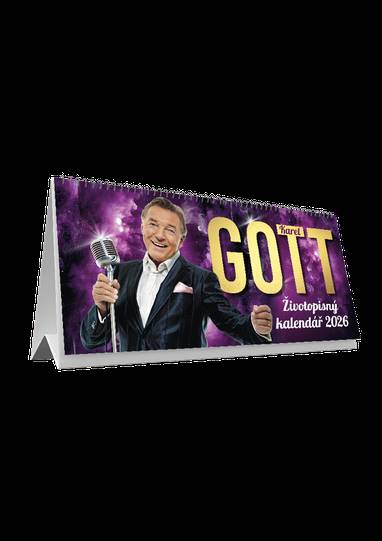 Speciál Stolní životopisný kalendář: Karel Gott 2026