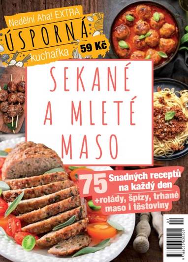 Kniha Nedělní Aha Úsporná kuchařka Sekané a mleté maso