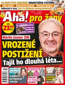 Časopis Roční předplatné Aha! pro ženy - roční předplatné - CZECH NEWS CENTER a. s.