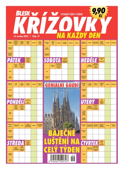 BLESK KŘÍŽOVKY NA KAŽDÝ DEN - 19/2022