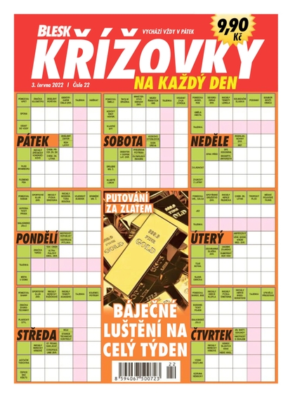 BLESK KŘÍŽOVKY NA KAŽDÝ DEN - 22/2022
