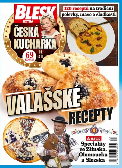 Kniha Česká kuchařka  Valašské recepty