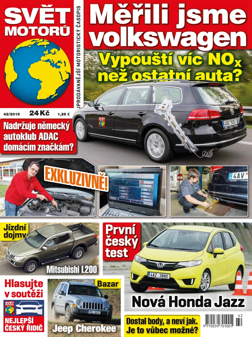E-magazín SVĚT MOTORŮ - 42/15 - CZECH NEWS CENTER a. s.