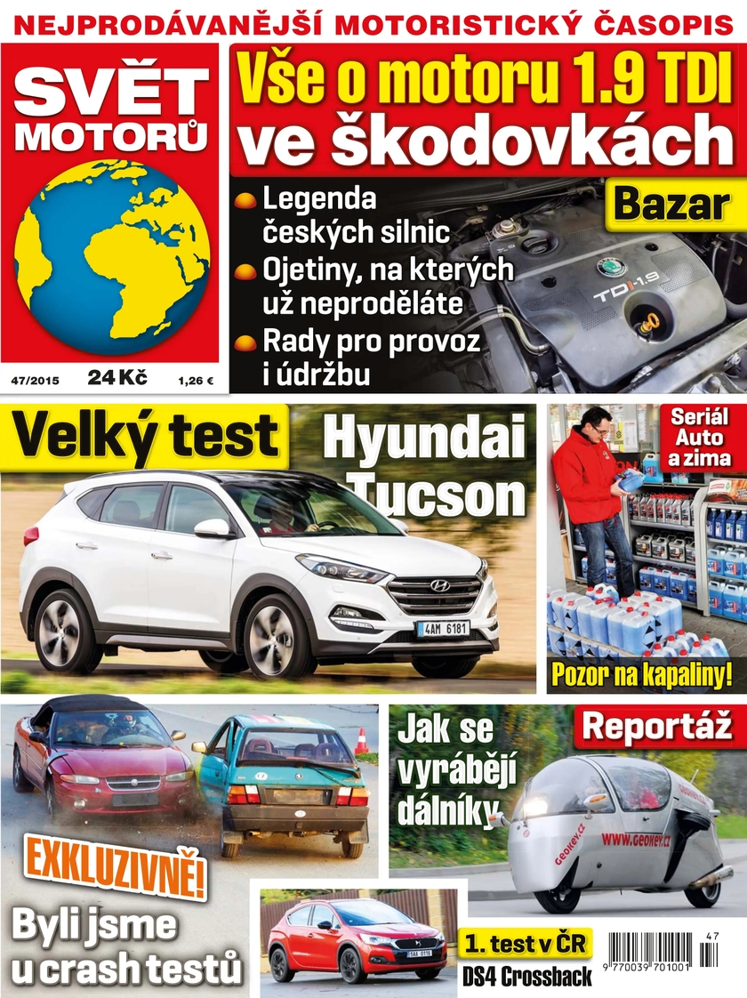 E-magazín SVĚT MOTORŮ - 47/15 - CZECH NEWS CENTER a. s.
