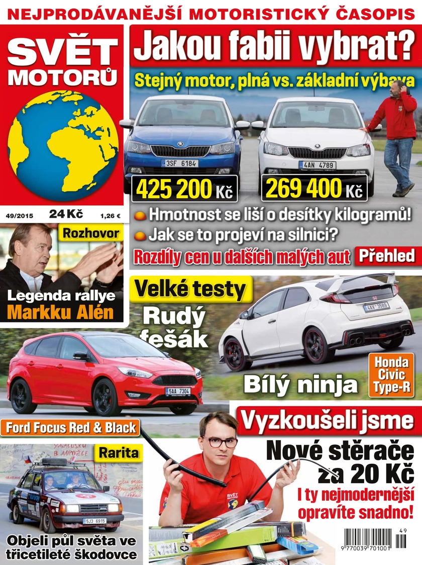 E-magazín SVĚT MOTORŮ - 49/15 - CZECH NEWS CENTER a. s.
