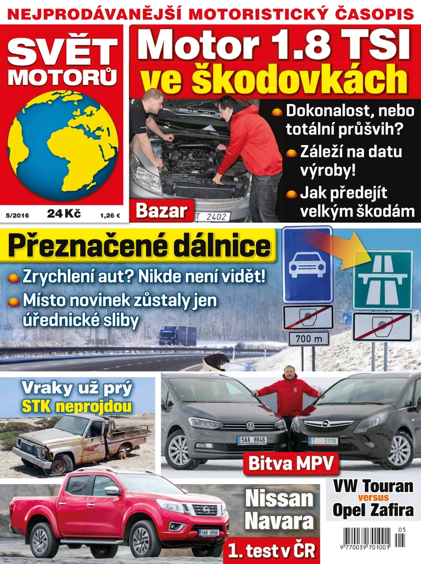E-magazín SVĚT MOTORŮ - 05/16 - CZECH NEWS CENTER a. s.