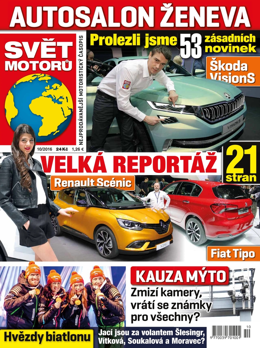 E-magazín SVĚT MOTORŮ - 10/16 - CZECH NEWS CENTER a. s.
