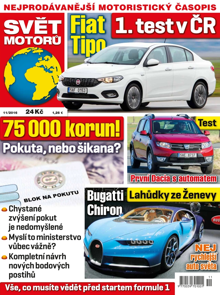 E-magazín SVĚT MOTORŮ - 11/16 - CZECH NEWS CENTER a. s.