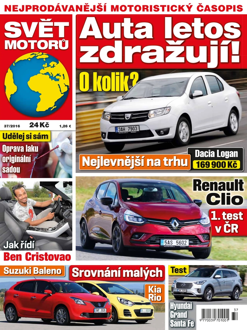 E-magazín SVĚT MOTORŮ - 37/16 - CZECH NEWS CENTER a. s.