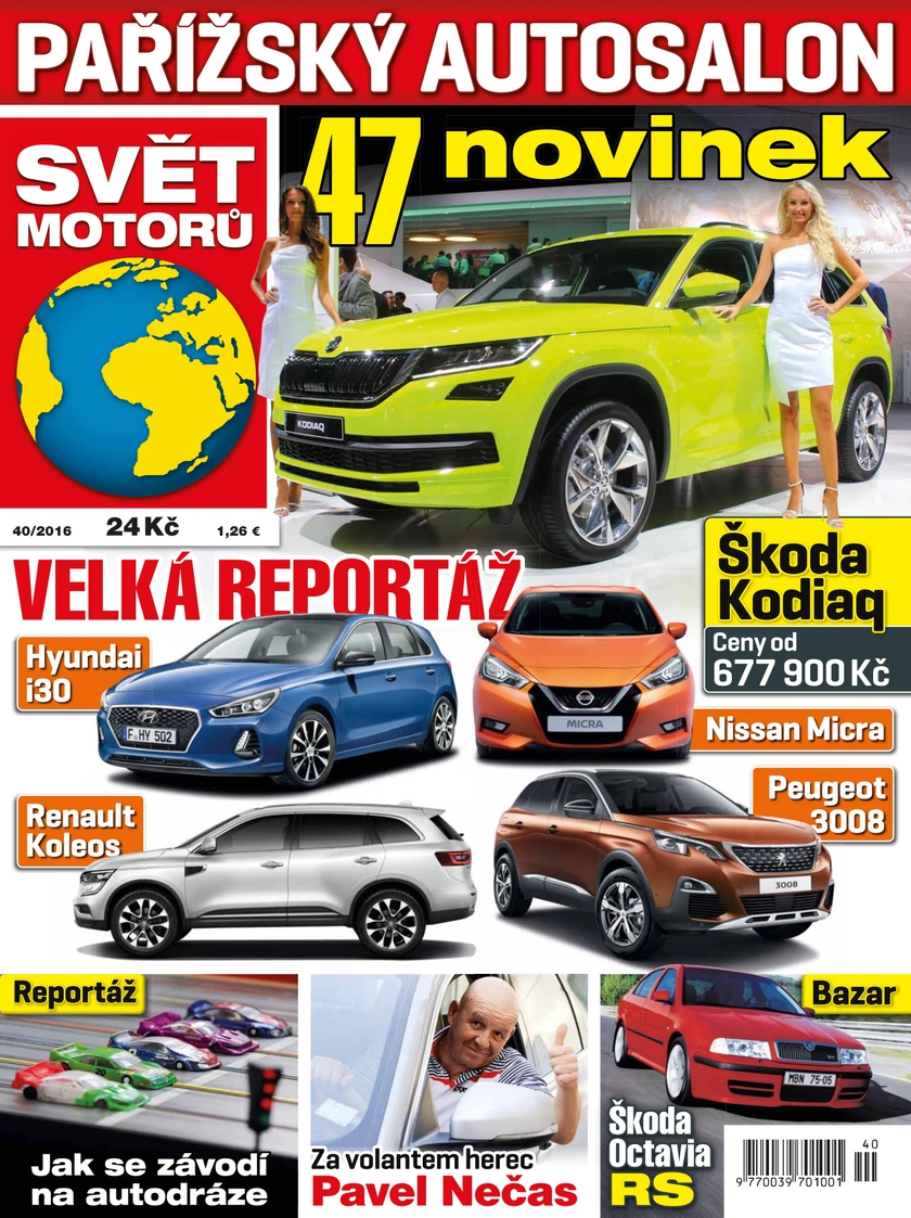 E-magazín SVĚT MOTORŮ - 40/16 - CZECH NEWS CENTER a. s.