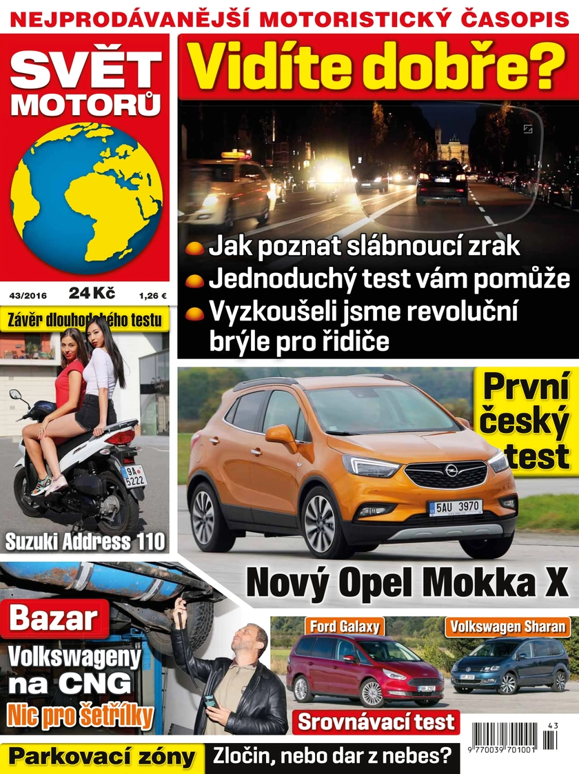 E-magazín SVĚT MOTORŮ - 43/16 - CZECH NEWS CENTER a. s.