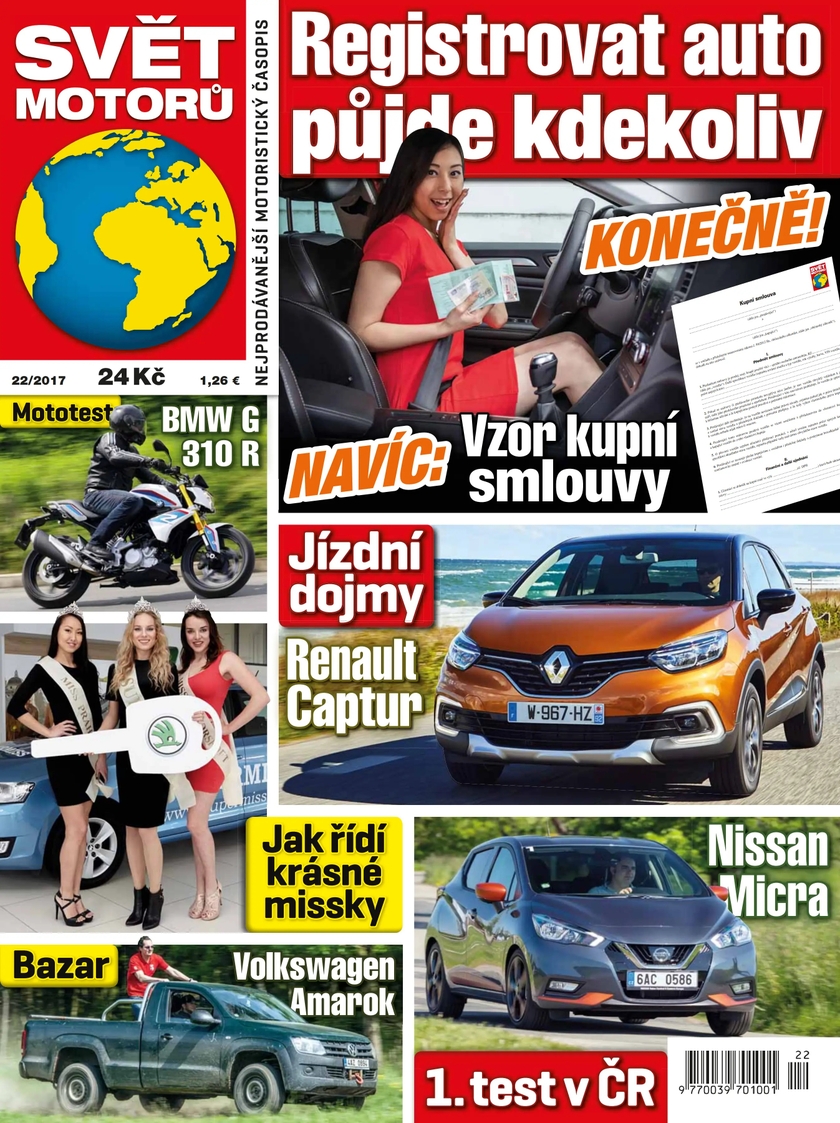 E-magazín SVĚT MOTORŮ - 22/17 - CZECH NEWS CENTER a. s.