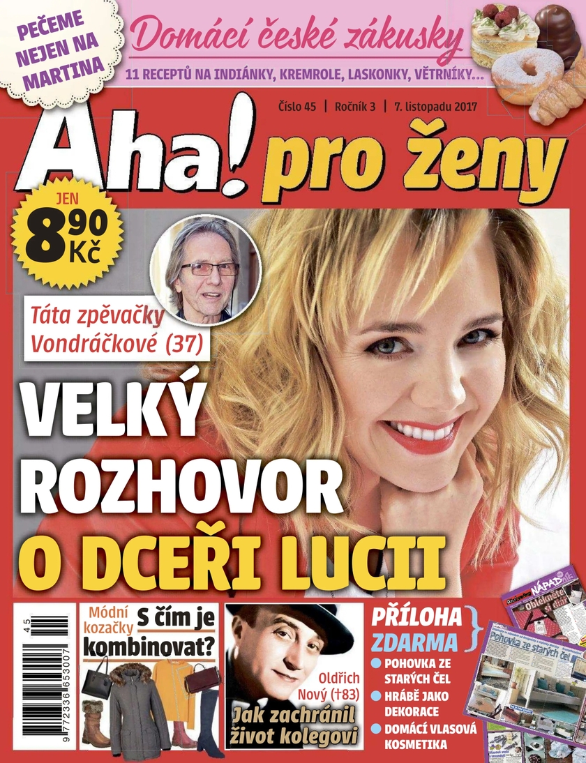 E-magazín Aha! pro ženy - 45/17 - CZECH NEWS CENTER a. s.