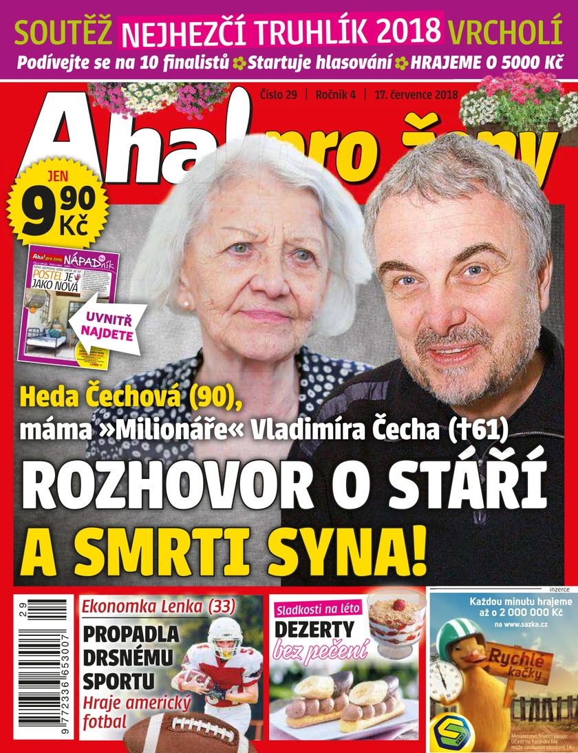E-magazín Aha! pro ženy - 29/18 - CZECH NEWS CENTER a. s.