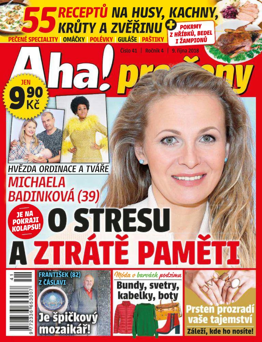 E-magazín Aha! pro ženy - 41/18 - CZECH NEWS CENTER a. s.