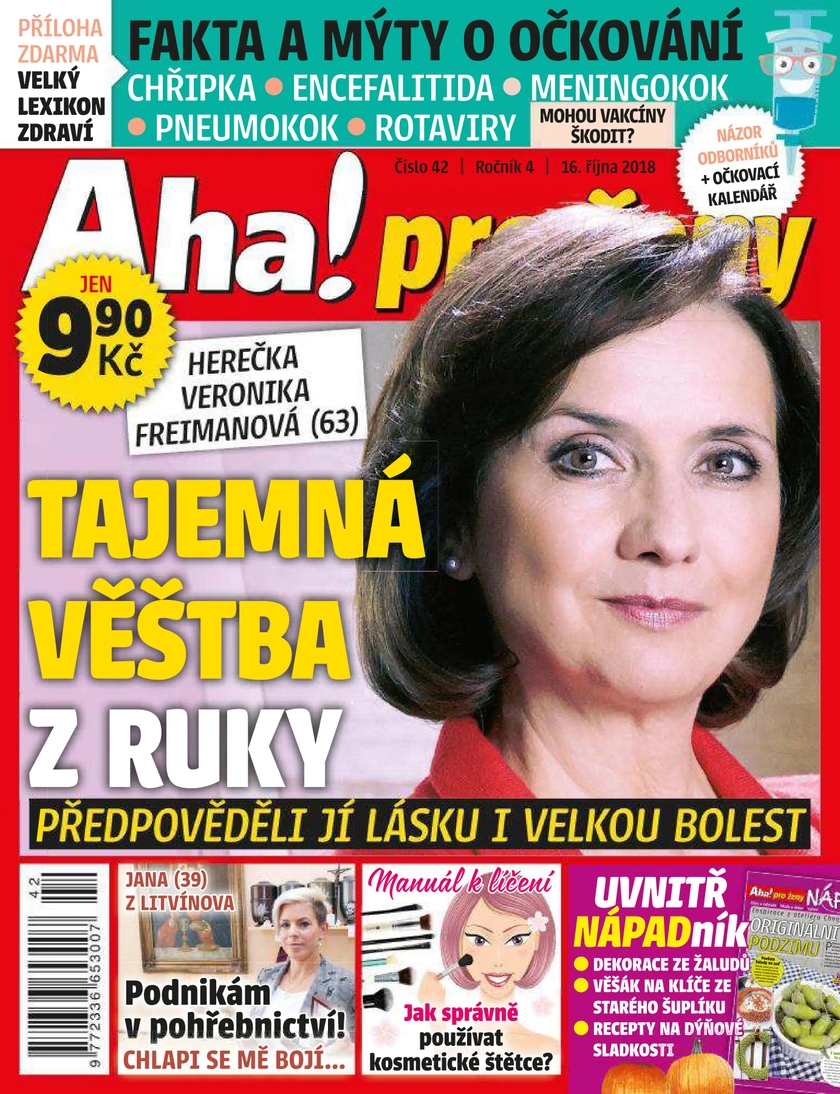 E-magazín Aha! pro ženy - 42/18 - CZECH NEWS CENTER a. s.