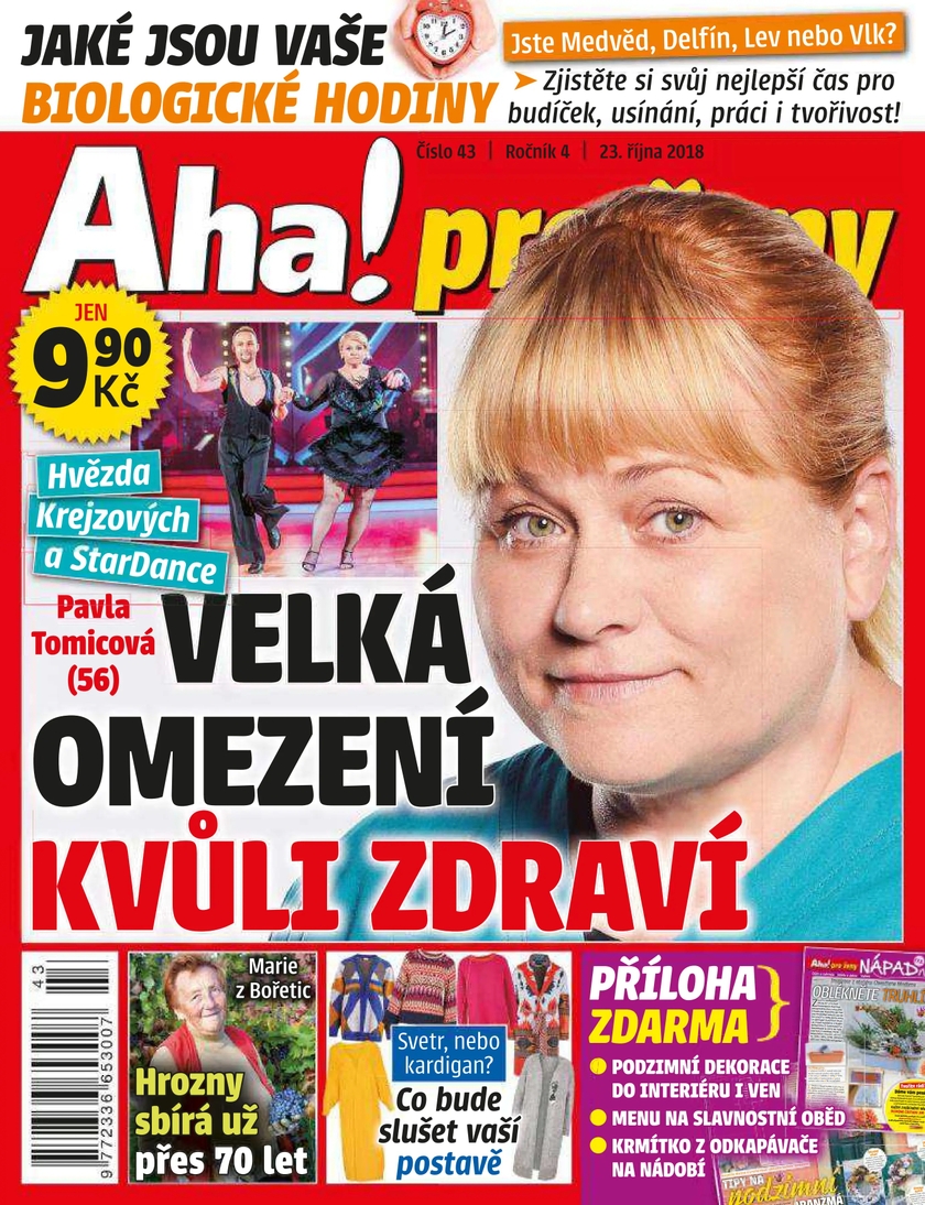 E-magazín Aha! pro ženy - 43/18 - CZECH NEWS CENTER a. s.