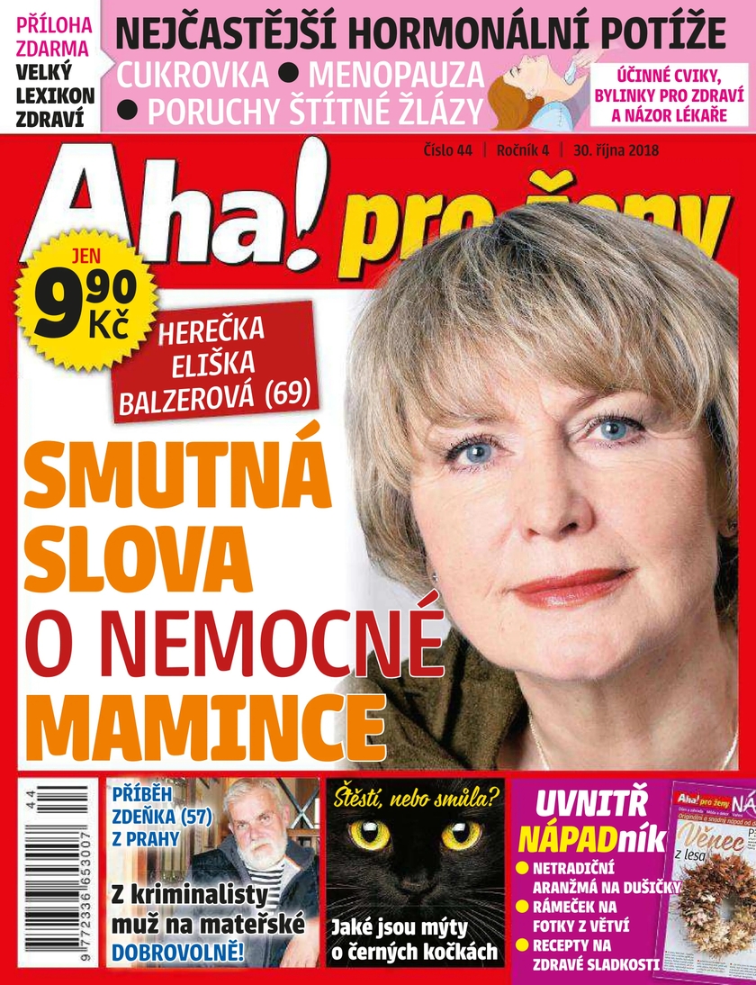 E-magazín Aha! pro ženy - 44/18 - CZECH NEWS CENTER a. s.