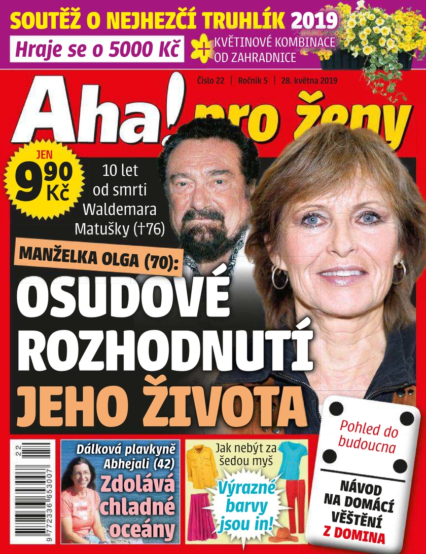 E-magazín Aha! pro ženy - 22/2019 - CZECH NEWS CENTER a. s.