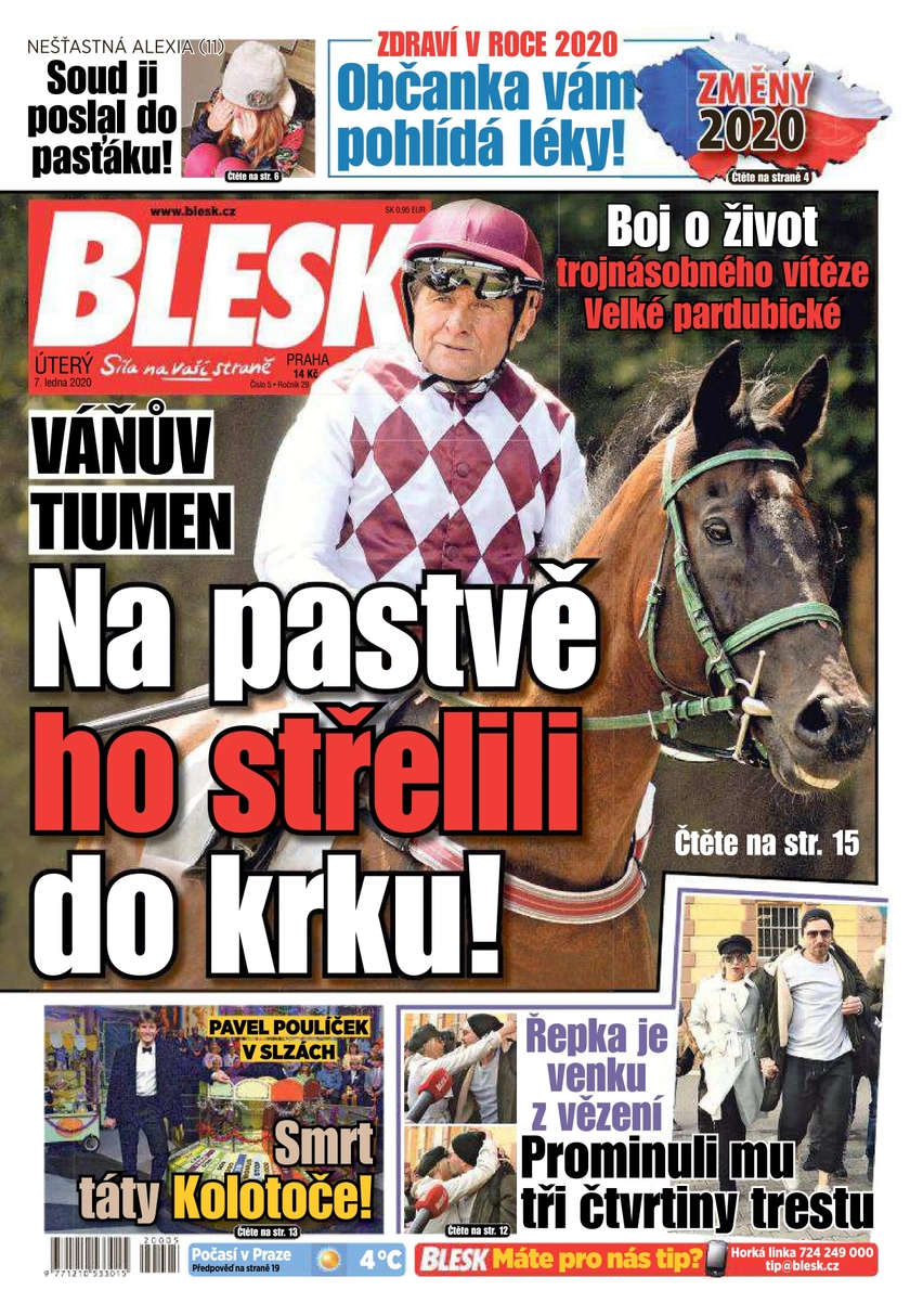 E-magazín BLESK - 7.1.2020 - CZECH NEWS CENTER a. s.