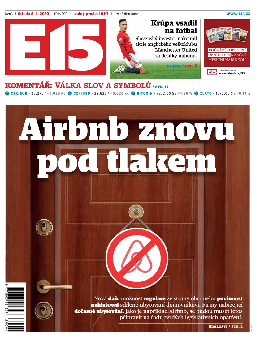 E-magazín e15 - 8.1.2020 - CZECH NEWS CENTER a. s.