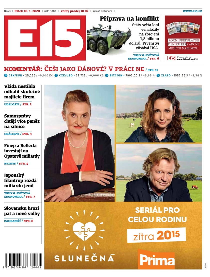 E-magazín e15 - 10.1.2020 - CZECH NEWS CENTER a. s.