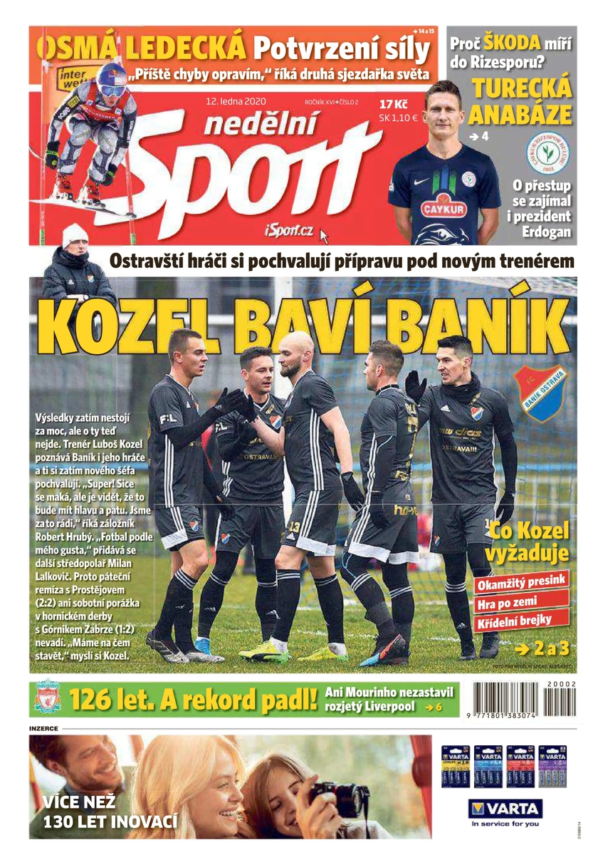 E-magazín nedělní Sport - 2/2020 - CZECH NEWS CENTER a. s.