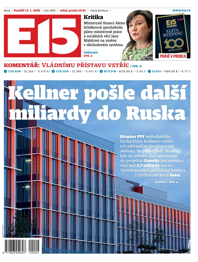 E-magazín e15 - 13.1.2020 - CZECH NEWS CENTER a. s.