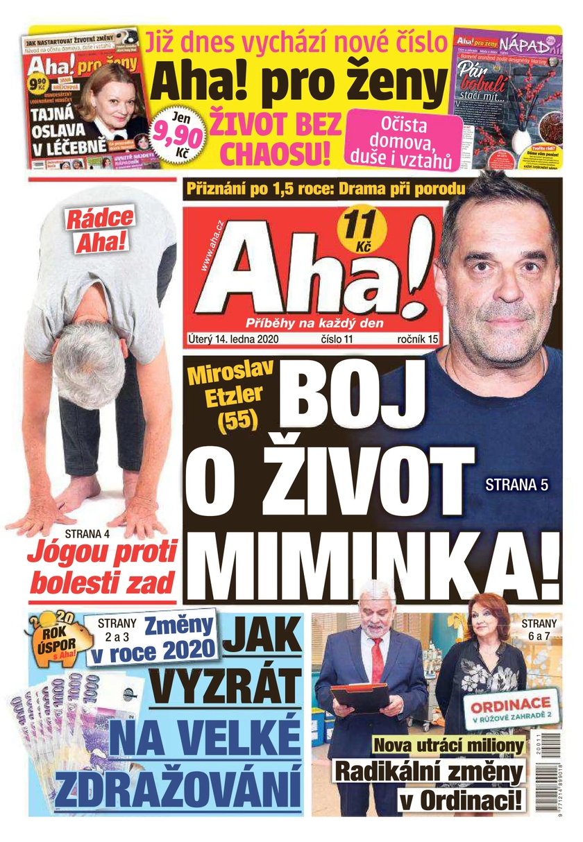 E-magazín Aha! - 14.1.2020 - CZECH NEWS CENTER a. s.