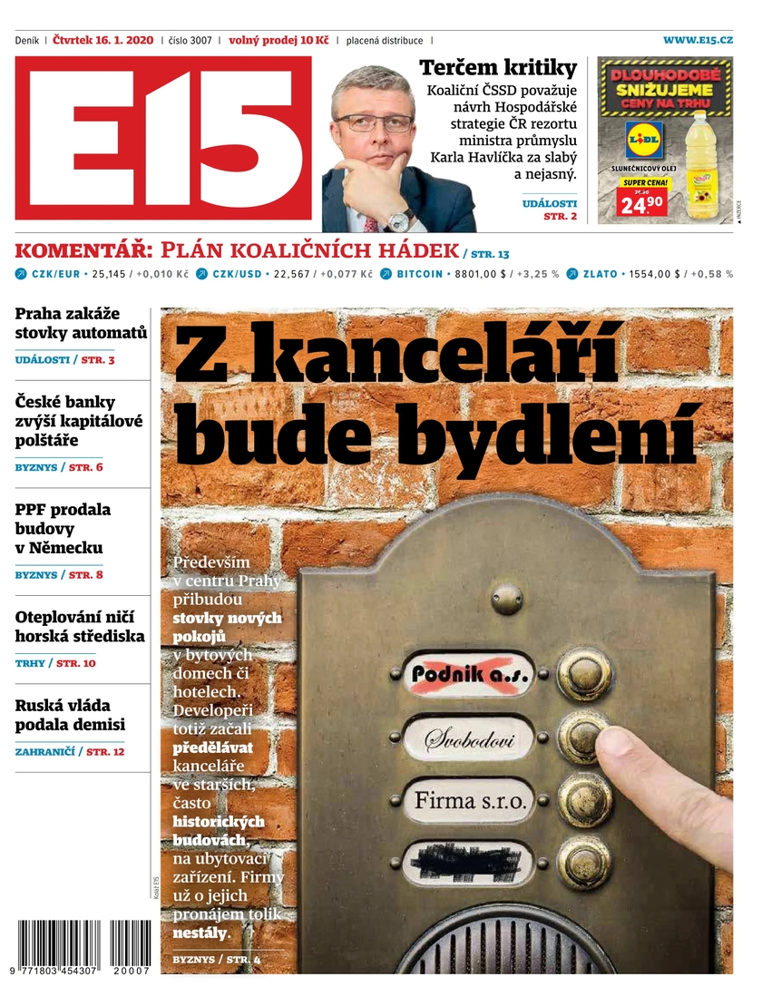 E-magazín e15 - 16.1.2020 - CZECH NEWS CENTER a. s.