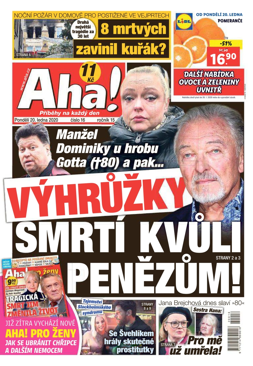E-magazín Aha! - 20.1.2020 - CZECH NEWS CENTER a. s.