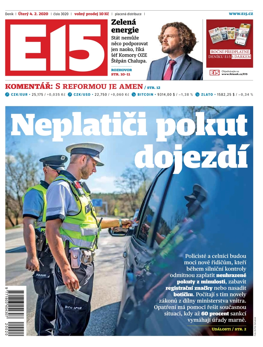E-magazín e15 - 4.2.2020 - CZECH NEWS CENTER a. s.