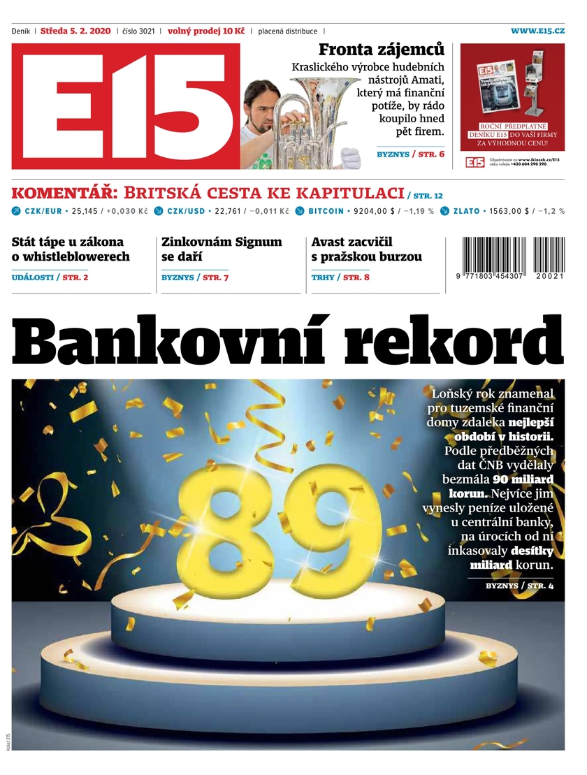 E-magazín e15 - 5.2.2020 - CZECH NEWS CENTER a. s.