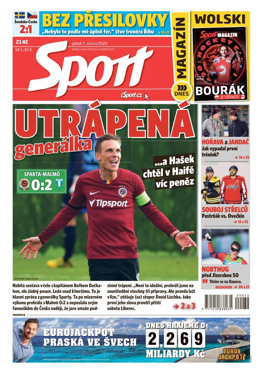 E-magazín Sport - 7.2.2020 - CZECH NEWS CENTER a. s.