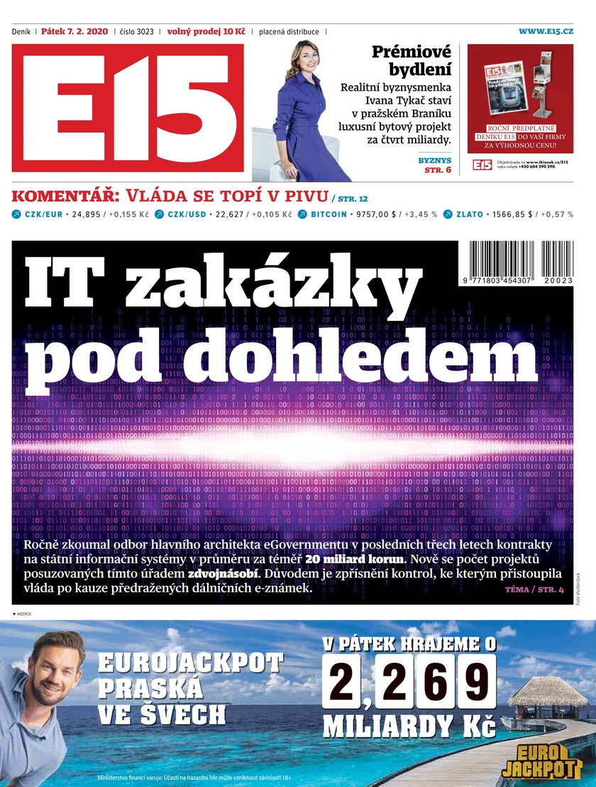 E-magazín e15 - 7.2.2020 - CZECH NEWS CENTER a. s.